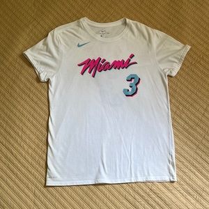 Men’s Nike Dri - Fit Dwayne Wade Miami Heat “ Vice “ T - Shirt